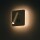LED Wandleuchte Ios in Schwarz 2x 5W 550lm rund