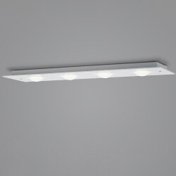 LED Deckenleuchte Nomi in Weiß 4x 6W 1910lm 210x750mm