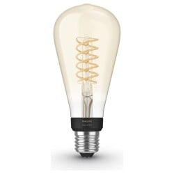 Philips Hue White LED Lampe E27 St72 Filament Giant...