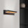 LED Wandleuchte Chaumont in Natur-dunkel und Schwarz 9,5W 930lm