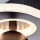 LED Deckenleuchte Kimon in Schwarz 3x 5W 2500lm 2x Spot GU10