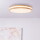LED Deckenleuchte Laskos in Natur-hell und Weiß 22W 2200lm