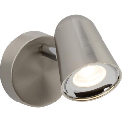 LED Wandleuchte Nifty in Silber 3,8W 480lm