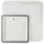 LED Deckenleuchte Savare in Weiß und Grau 3x 16W 6100lm