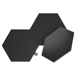 Nanoleaf LED Shapes Ultra Black Hexagons in Schwarz RGBW