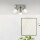 LED Deckenleuchte Lea in Silber und Chrom 2x 4W 800lm E14