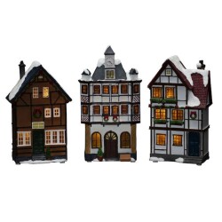 LED Häuser Trio in Mehrfarbig 6x 0,06W 12lm