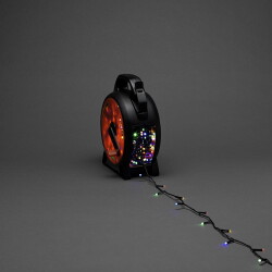 Micro LED Lichterkette mit Aufroller gefrostet IP44 RGB