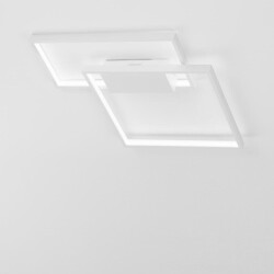 LED Deckenleuchte Porto in Weiß 2x 15W 2030lm