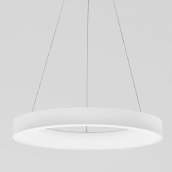 LED Pendelleuchte Rando Thin in Weiß-matt 50W 3250lm