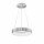 LED Pendelleuchte Rando Thin in Silber-gebürstet 30W 1950lm