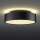 LED Deckenleuchte Medo in Schwarz 10W 1350lm IP50 280mm 110°