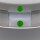 LED Deckenleuchte Medo in Weiß 12W 1050lm IP50 280mm 110°