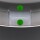 LED Deckenleuchte Medo in Grau 12W 1050lm IP50 280mm 110°