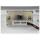 LED Deckenaufbauleuchte Waterproof in Grau 45W 5670lm IP66 3000-4000K 1536mm