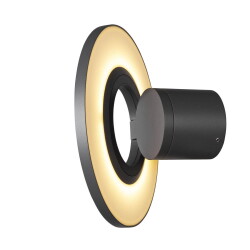 LED Wandleuchte I-Ring in Anthrazit 9,2W 670lm IP65