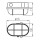 Wand- und Deckenleuchte Milo in Grau E27 IP54 einfaches Gitter