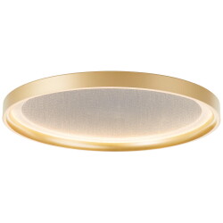 LED Deckenleuchte Quito in Gold 30W 3800lm 420mm