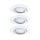 Smarte Zigbee 3.0 LED Einbauleuchte Base Coin in Weiß 3x 4,9W 1290lm 3000K