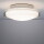 LED Deckenleuchte Luena in Transparent und Chrom 11,5W 600lm IP44