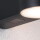 LED Wandleuchte Sienna in Anthrazit und Transparent 9W 500lm IP44 mit Bewegungsmelder und Dämmerungssensor
