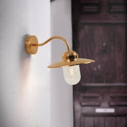 Outdoor wall lamp Luxembourg copper e27