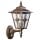 Wall lamp a-92228, brown brass, standing, cast aluminium, cathedral glass, ip23, e27
