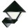 Wandlamp a-92307, zwart, gegoten aluminium, opaalglas, e27, 260mm
