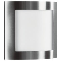Wall and ceiling light a-93032, stainless steel, opal...