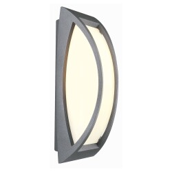 MERIDIAN II, wall lamp, anthracite, E27, max. 60W